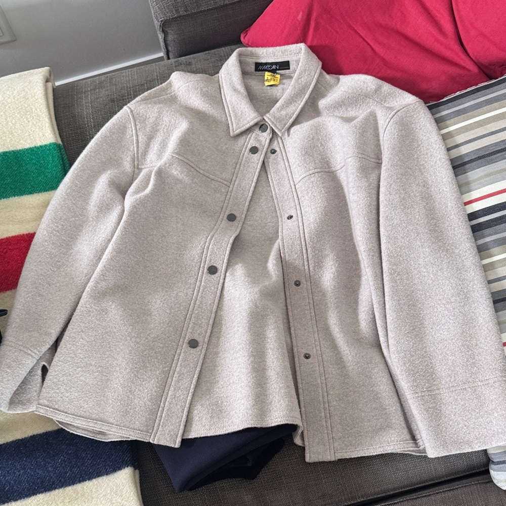 MarcCain Cream-Beige Shacket